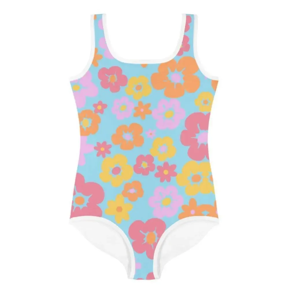 The Sundance Company Summers Daydream Youth One Piece Swimsuit Size 7